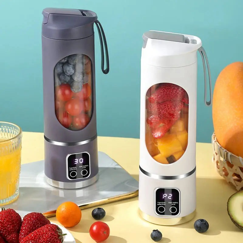 Portable Wireless Juicer Blender – Rechargeable Mini Smoothie Maker 500ML