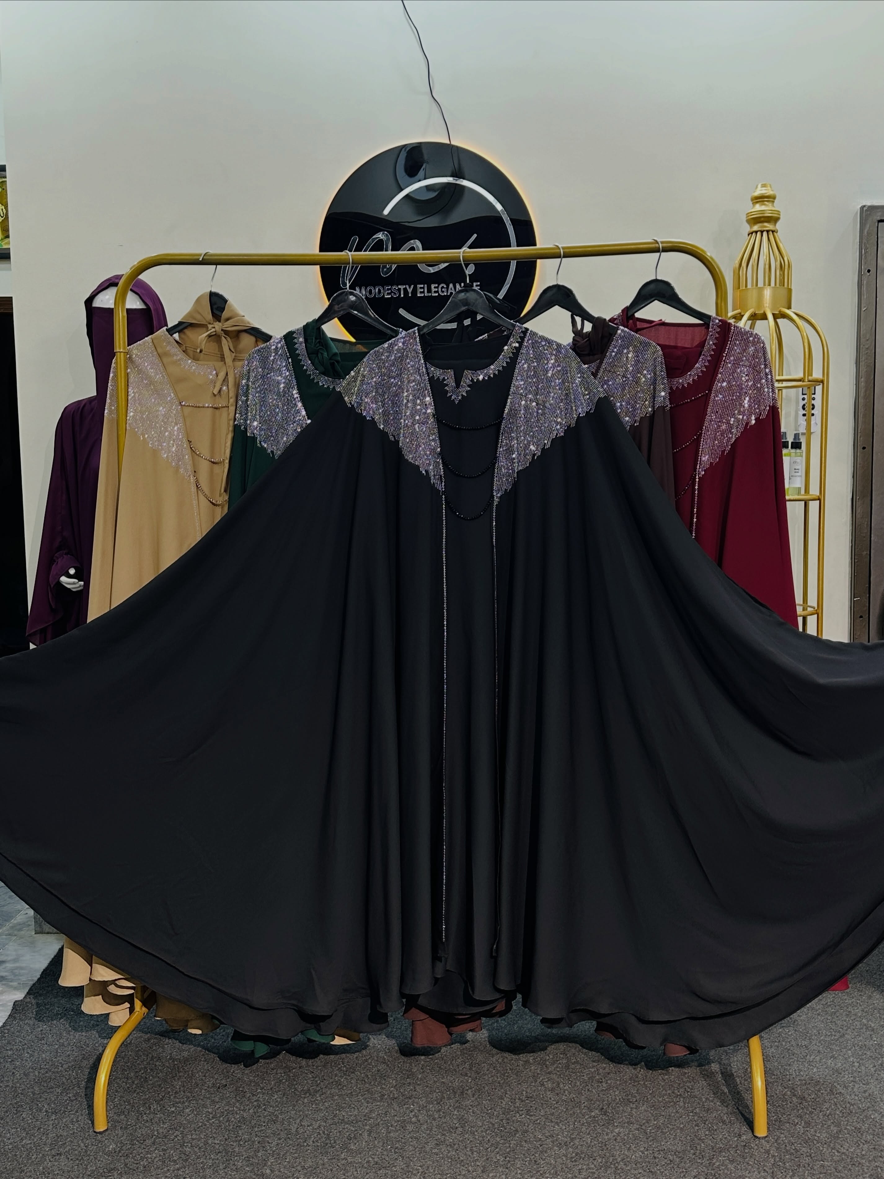 4-piece abaya set khuram Sultan Abaya