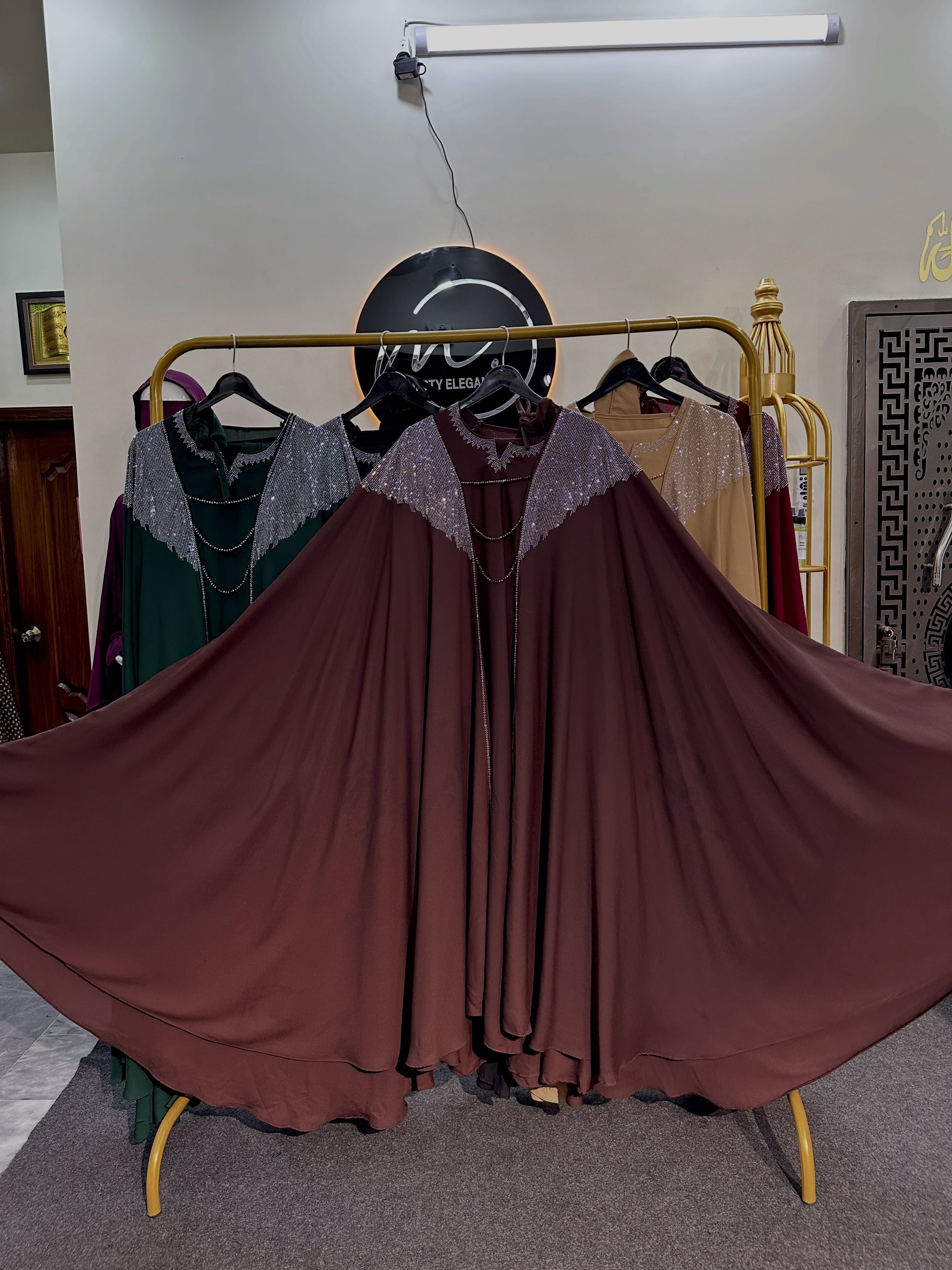 4-piece abaya set khuram Sultan Abaya