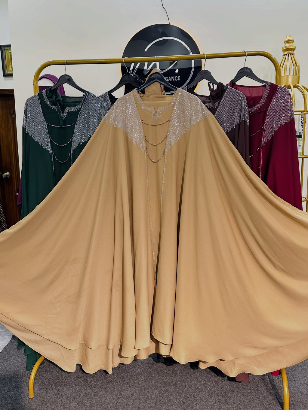 4-piece abaya set khuram Sultan Abaya