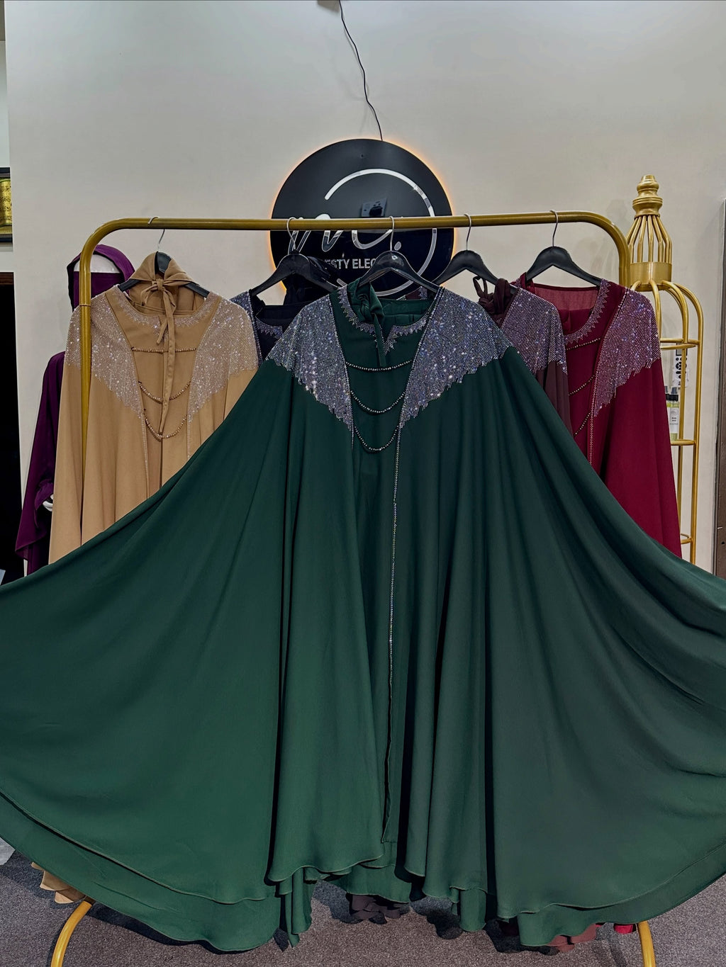 4-piece abaya set khuram Sultan Abaya