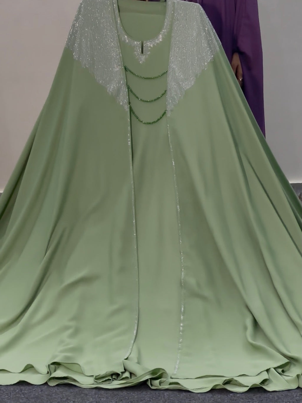 4-piece abaya set khuram Sultan Abaya
