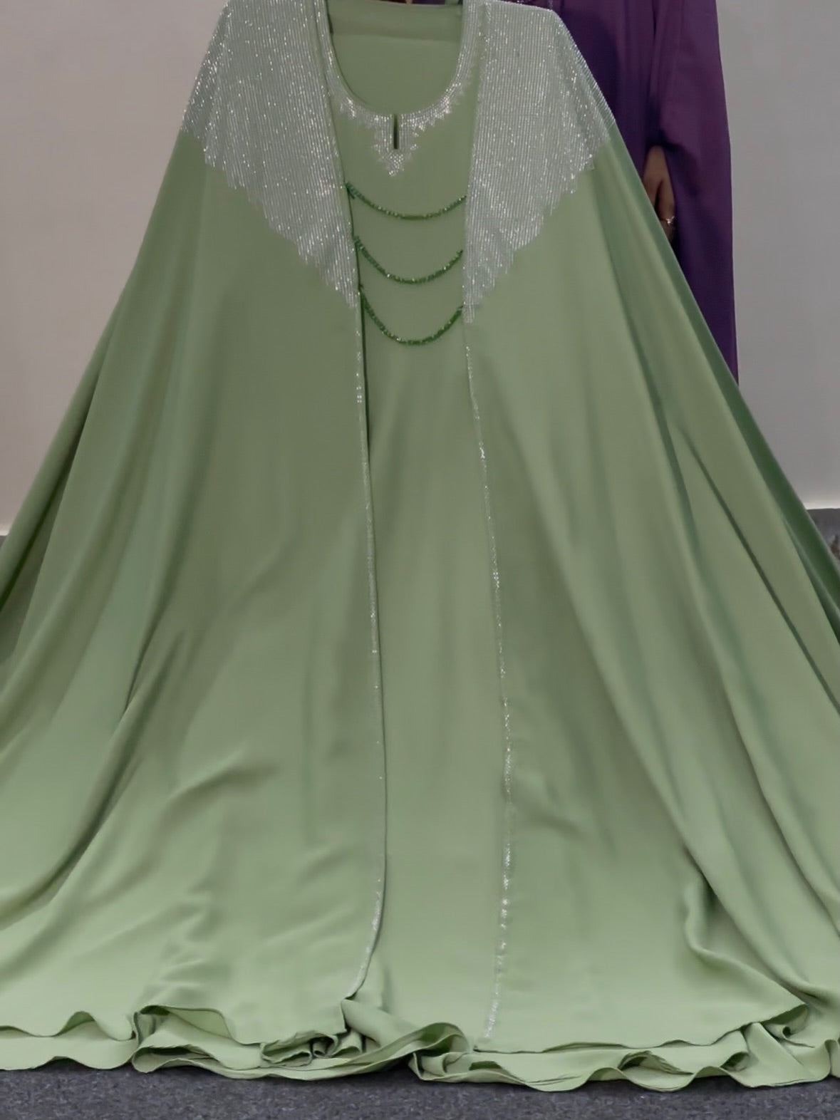 4-piece abaya set khuram Sultan Abaya