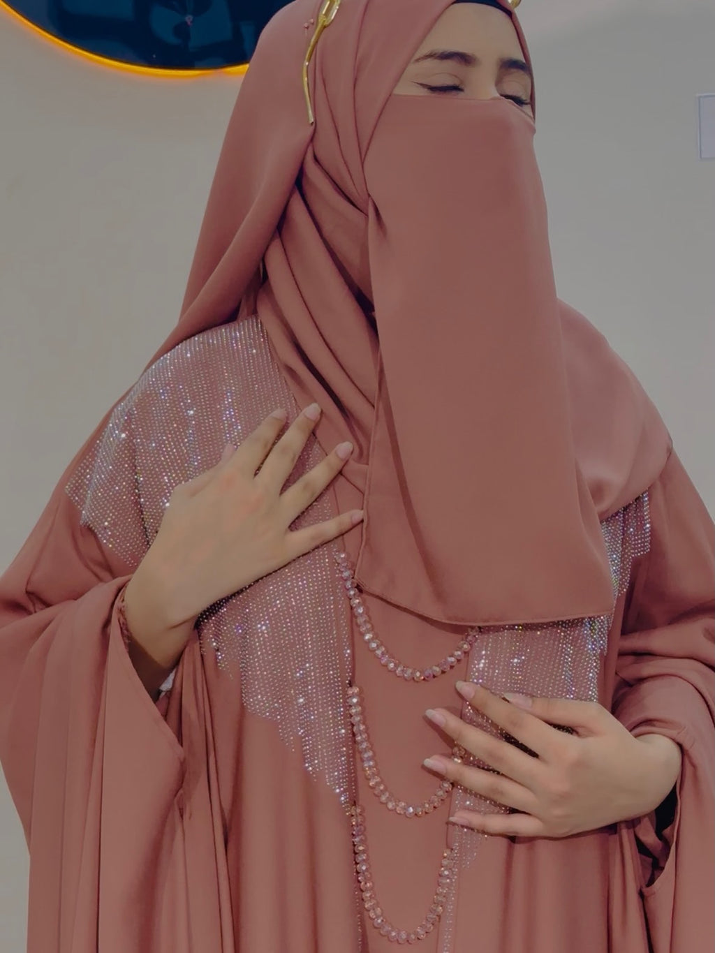 4-piece abaya set khuram Sultan Abaya