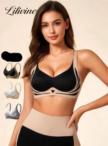 Anti Sagging Sports Bra With High Support